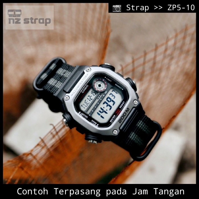 Adapter Strap Casio DW291H DW-291H 18mm to 24mm Strap