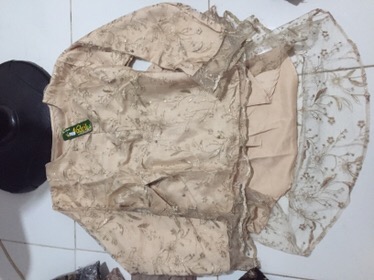 Maura Couple - Sania Ruffle Batik Couple Ori Ndoro Jowi Garansi Termurah Shopee - Batik Solo Prilly