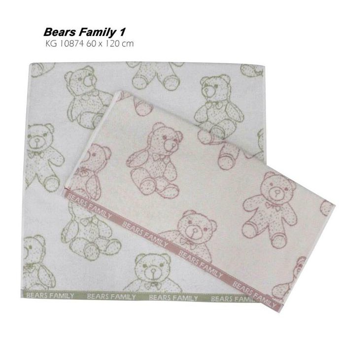 HANDUK BEARS TERRY PALMER 60X120 LEMBUT