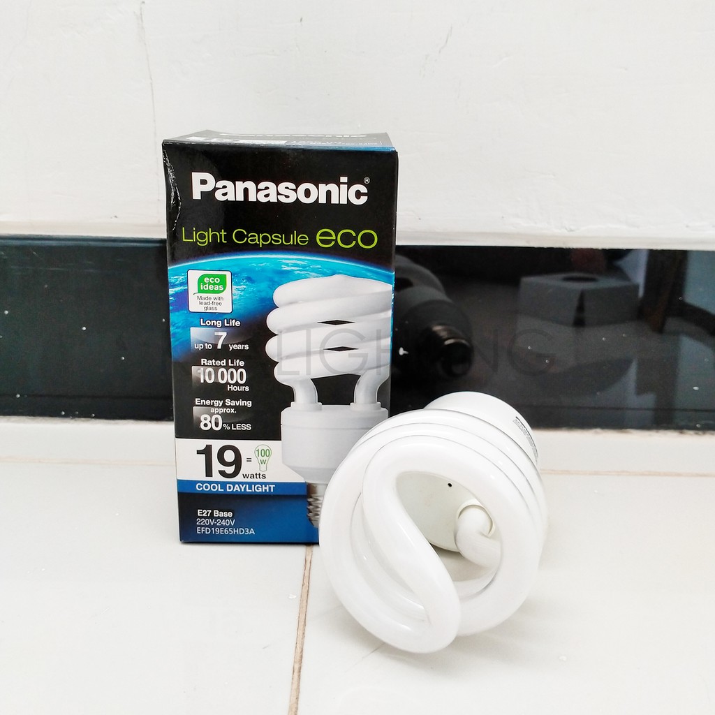 Lampu Panasonic Spiral ECO 19 watt