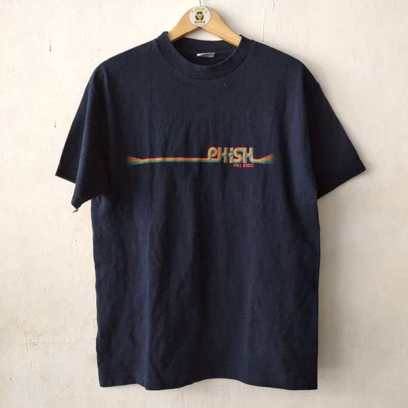 baju kaos band second rare item vintage phish tour 2000