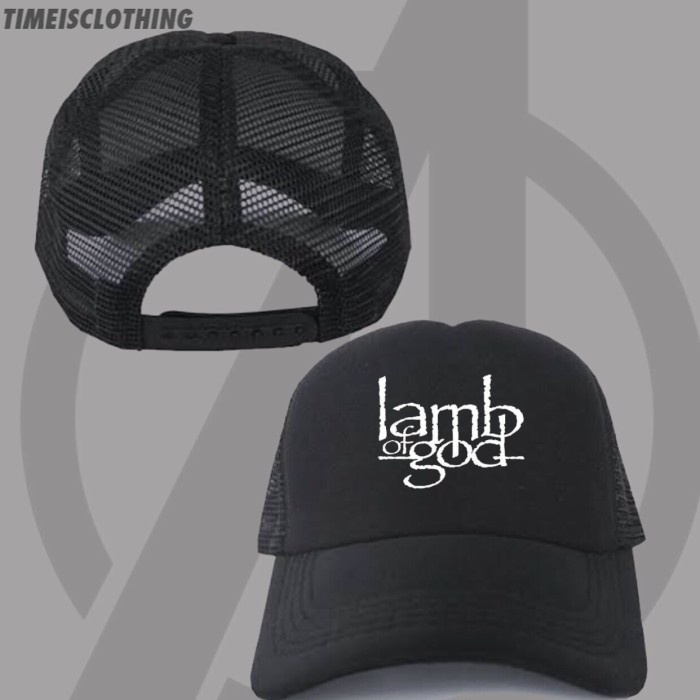 Topi Trucker Hat - Band Lamb Of God tic