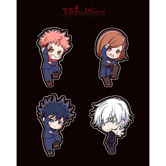 STICKER ANIME JUJUTSU KAISEN CHIBI NEW