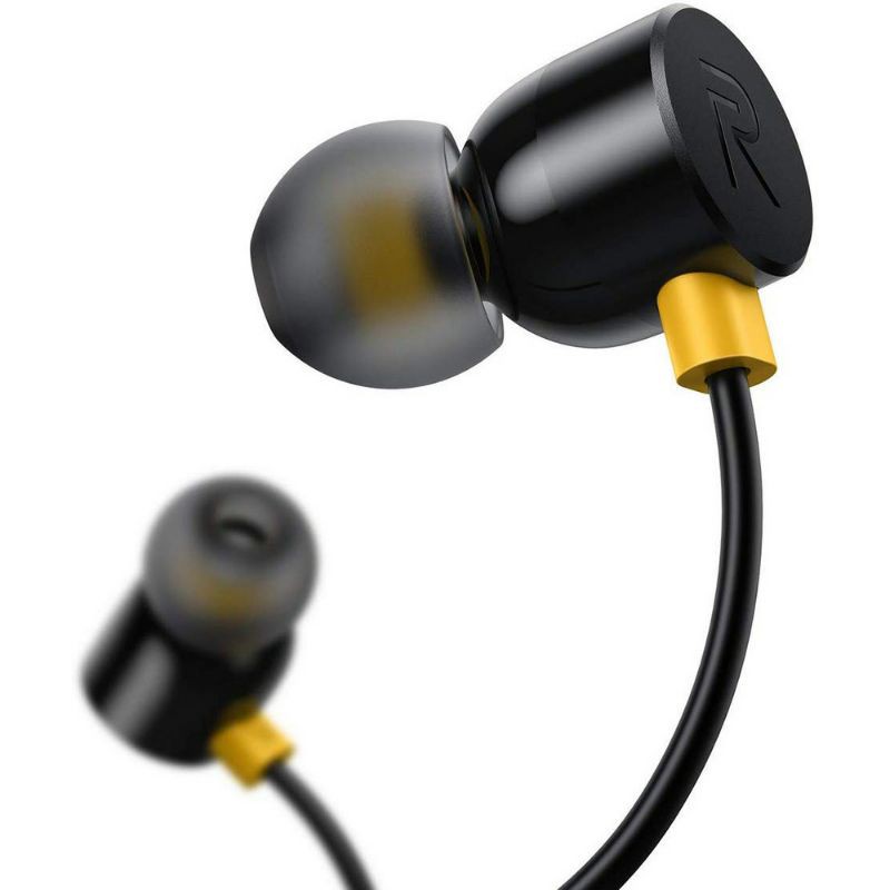 Realme Earphone Earbuds with Mic - RMA101 -Black