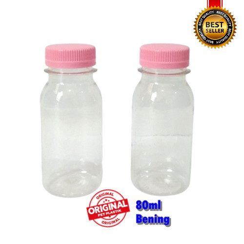 80ml botol jelly PET plastik botol sirup botol obat