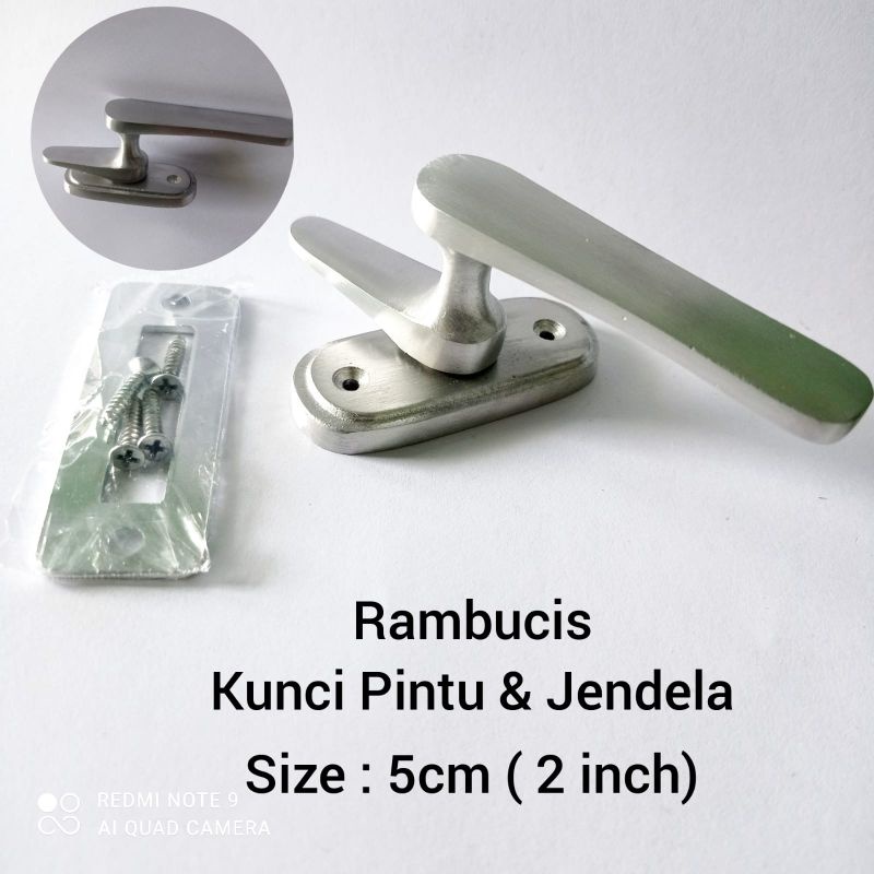 kunci pintu kunci jendela / pengunci jendela grendel pintu jendela Rambucis