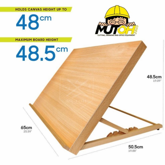 

Produk Terbaru Meja Gambar Lipat A2 Ergonomic Adjustable - High Quality