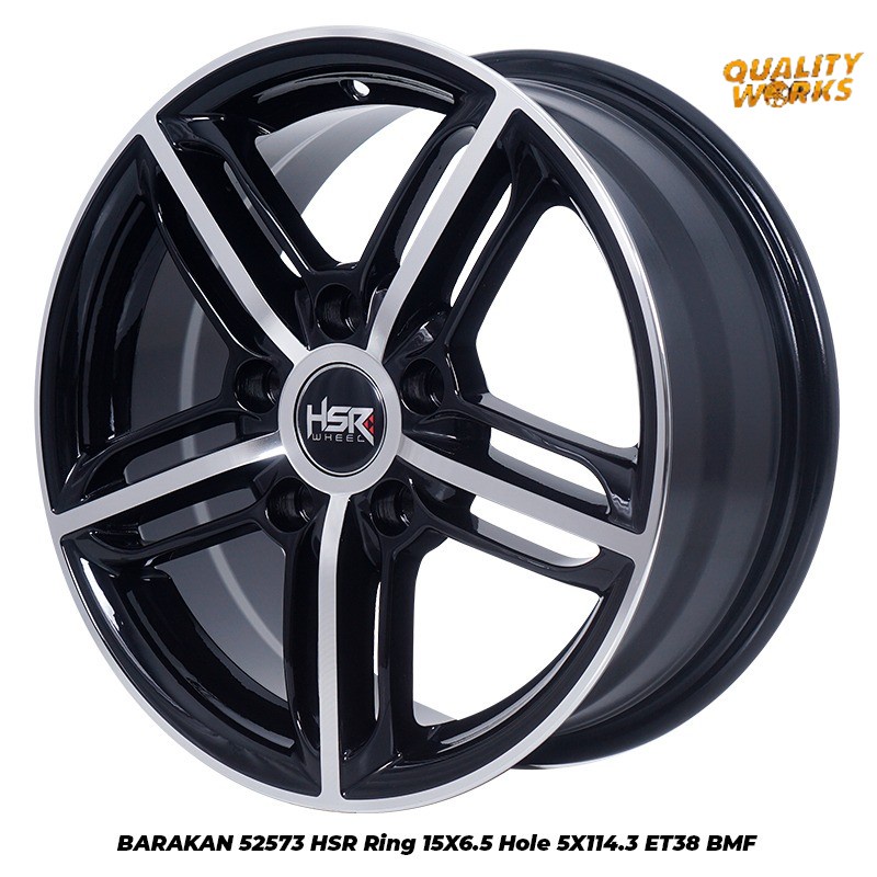 velg palang 5 ring 15 hsr wheel baraka lobang pcd 5x114,3 luxio apv arena ertiga xover grandmax