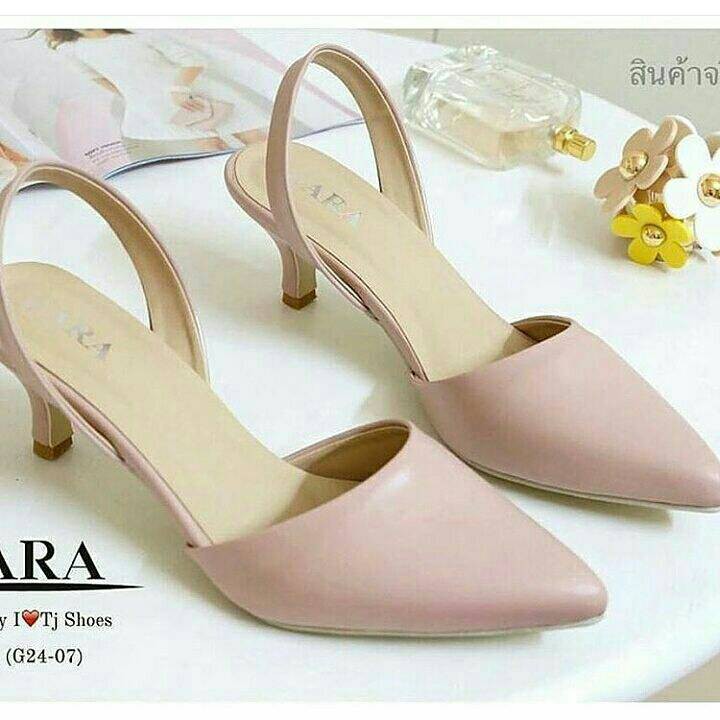 [CS] HEELS ZARA BASIC REPLIKA SALEM PINK