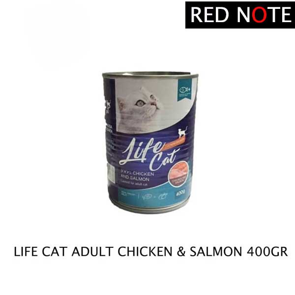 LIFE CAT 400gr Adult Chicken Salmon