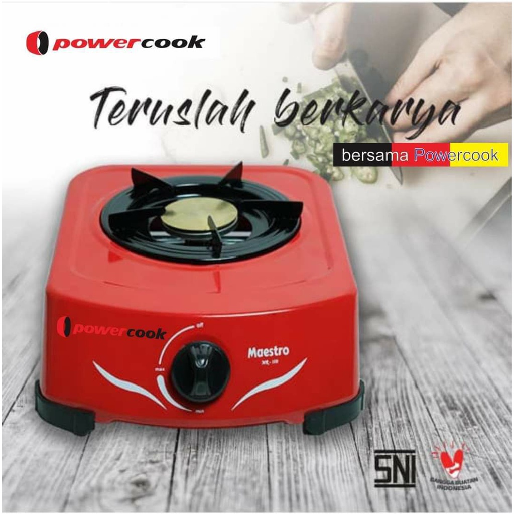 Kompor Gas 1 Mata/Tungku MAESTRO MR 100