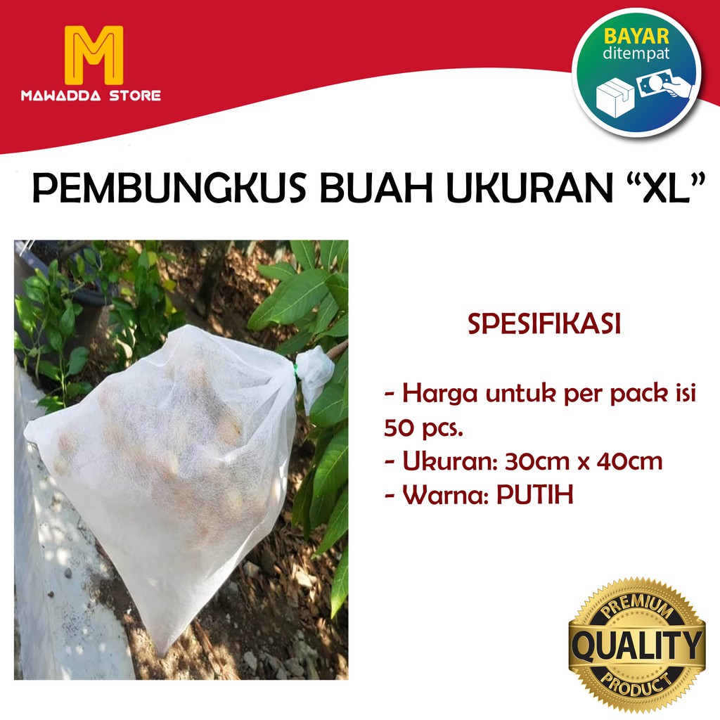 FRUIT COVER PEMBUNGKUS BUAH EASY GROW uk.XL