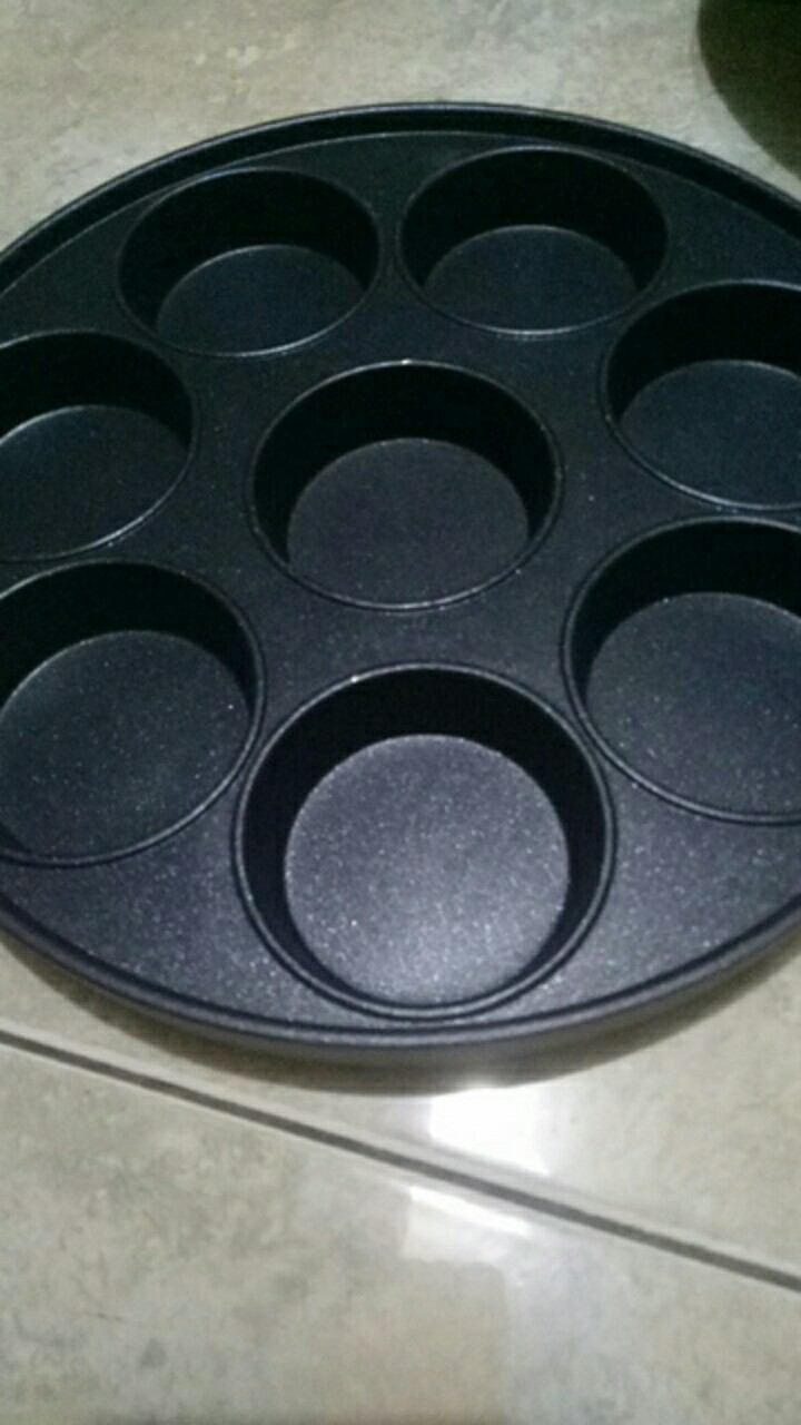 Cetakan Kue 8 Lubang Cr708 Happy Call - Buat Martabak Mini Lumpur Surga Maker Anti Lengket