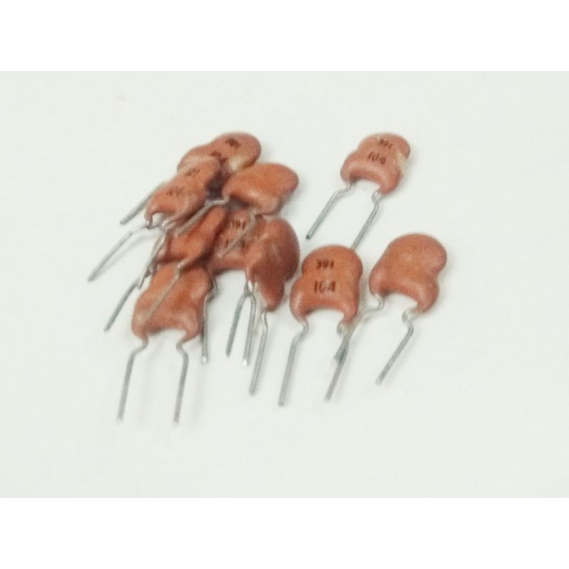 390pf 390p 100V CERAMIC DISC CAPACITOR KAPASITOR CAPASITOR STOK LAMA