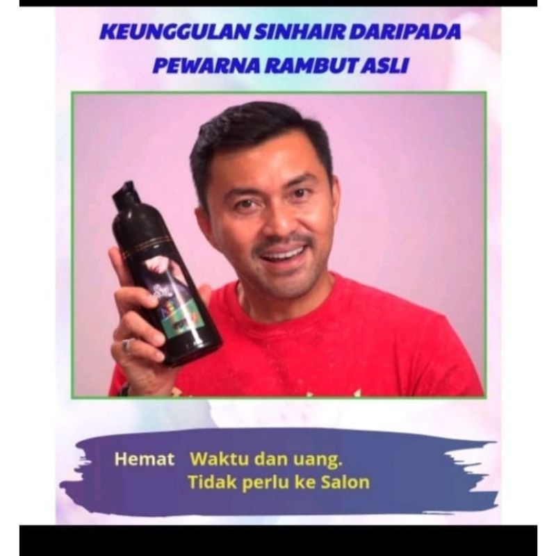 PROMO SHAMPOO SIN HAIR PENGHITAM UBAN  ASLI japan
