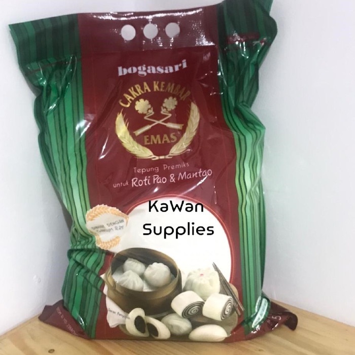 

PROMO [COD] BOGASARI CAKRA KEMBAR EMAS TEPUNG PREMIKS UNTUK PAO 5kg