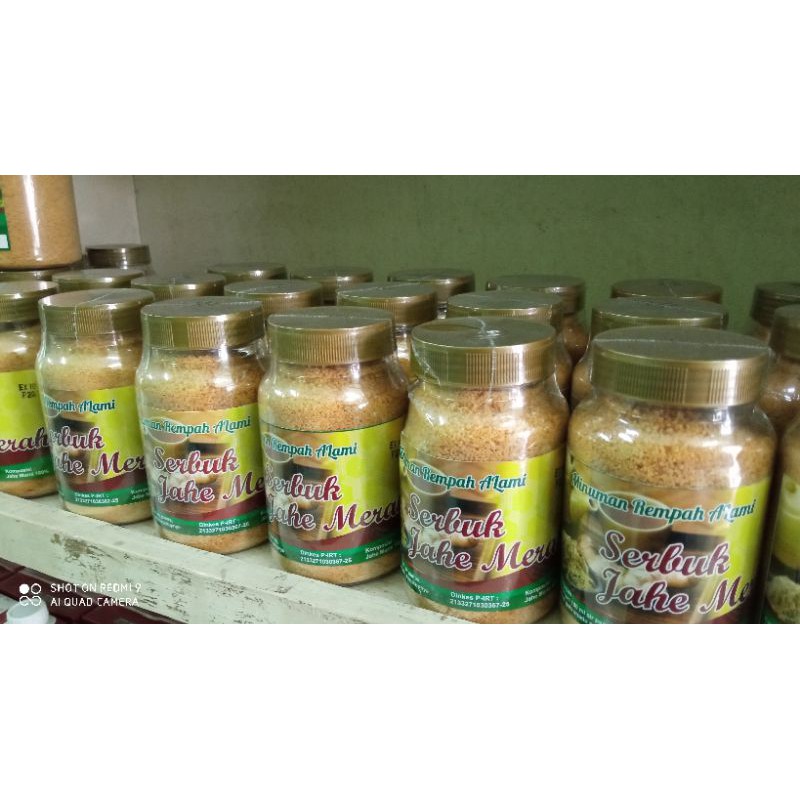 

Minuman Rempah Alami Serbuk Jahe Merah Jayyid