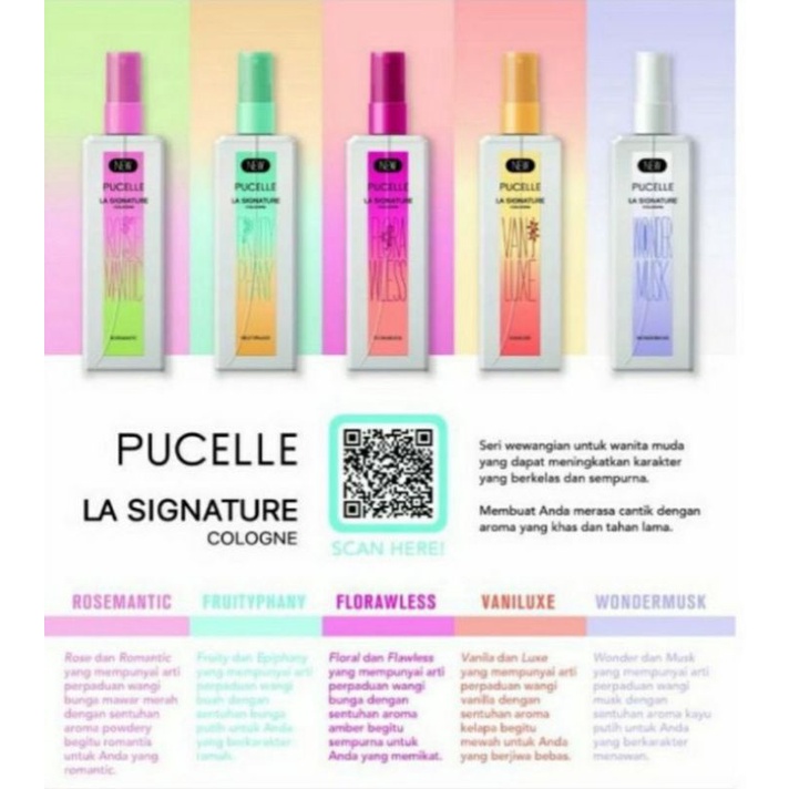 Pucelle La Signature Cologne 115 ML - Parfum Pucelle 100% Original