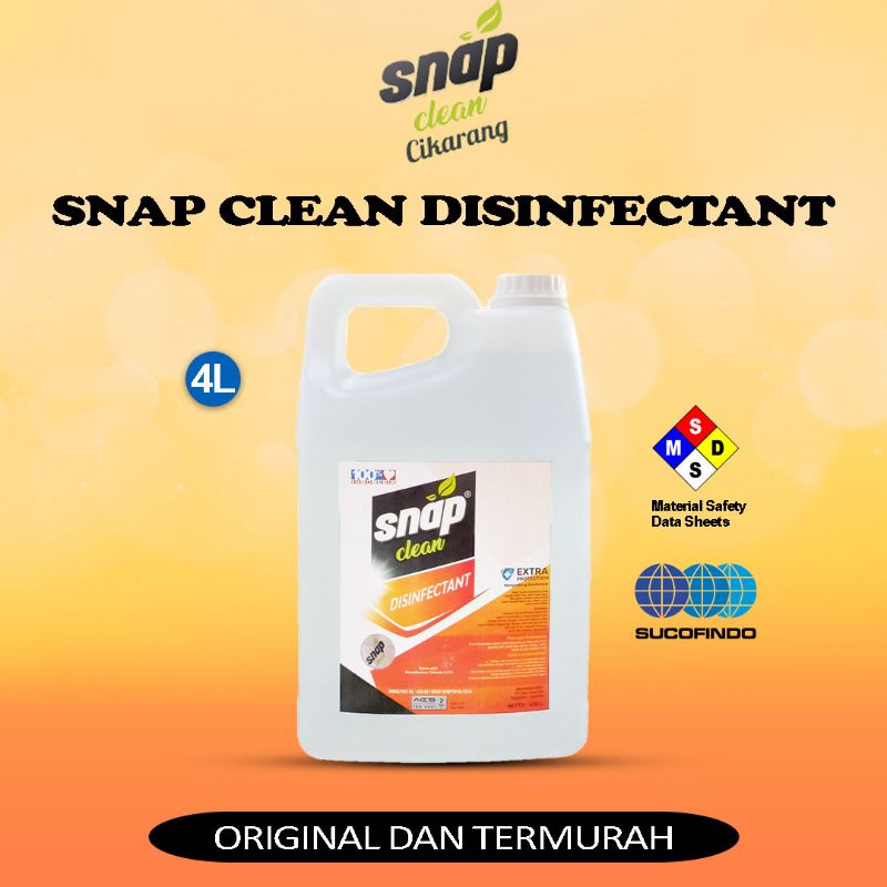 SNAP CLEAN DISINFECTANT 4L
