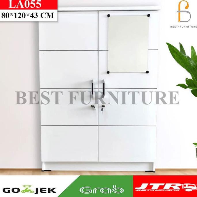 ✨ BISA COD✨ Best LA055 Baby Locker Lemari Pakaian Anak 2 Pintu by GOJEK / GRAB