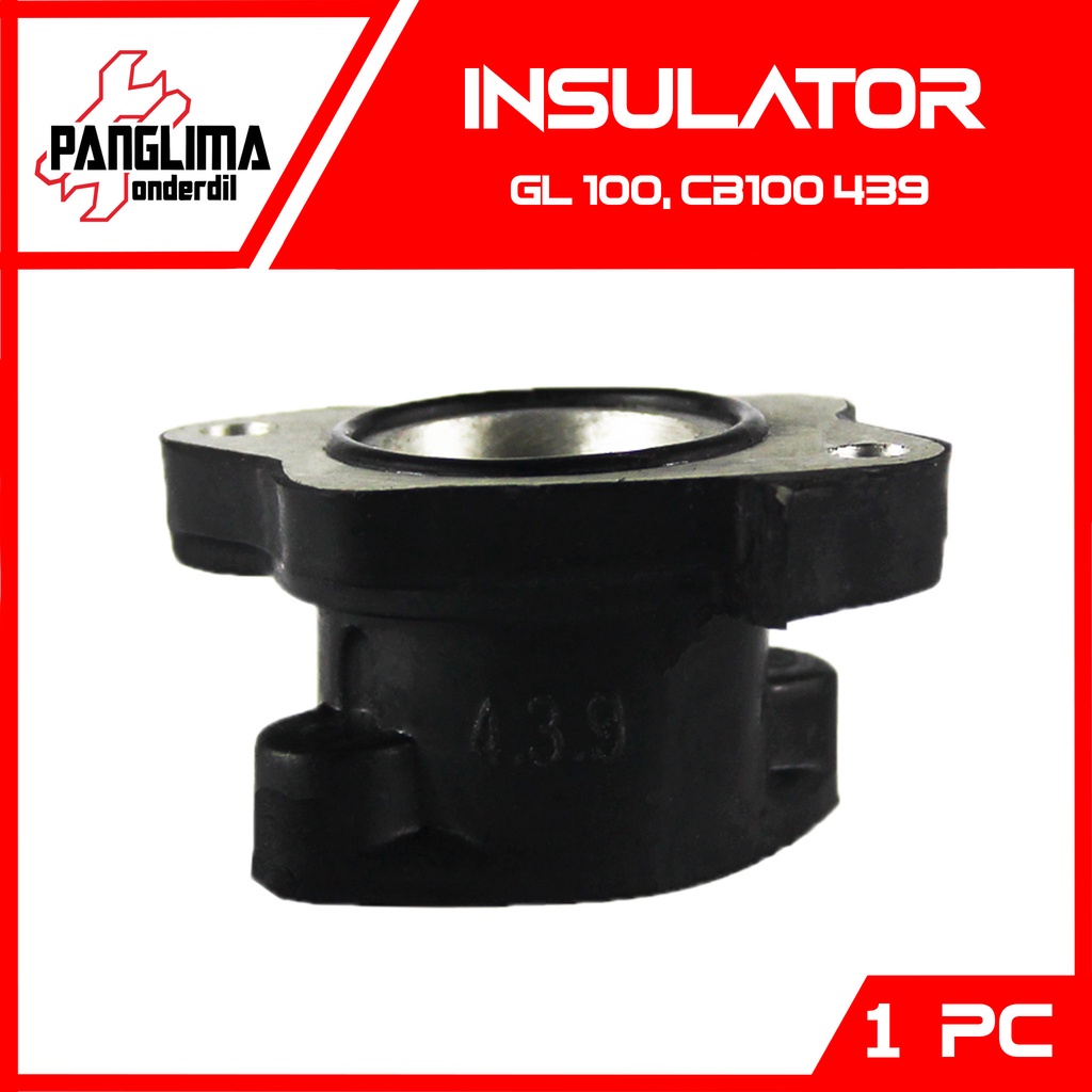 Insulator 439 GL 100 &amp; CB 100 Manipul-Intake-Manifold Karet Karburator