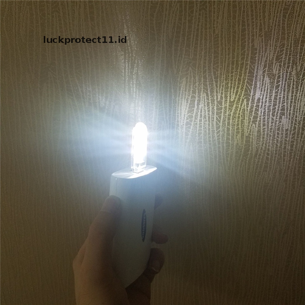 &lt; Luckprotect11. &lt; LuckproteksiId &gt; Lampu Bohlam Led Mini Usb Untuk Camping / Membaca / Laptop