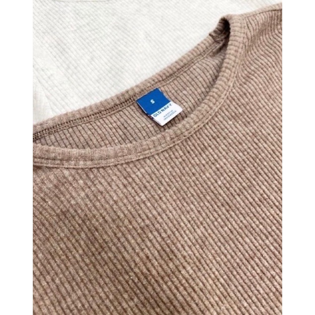 Oldnavy Longsleeve Cozy Waffle Up To Big Size