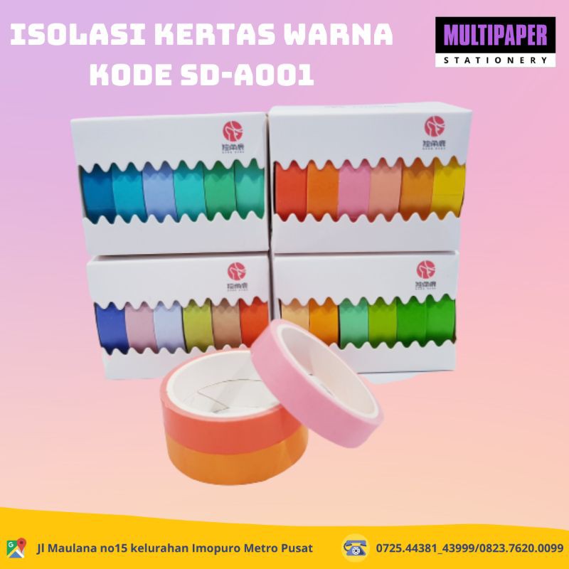 

Isolasi Kertas Fancy / masking tape fancy