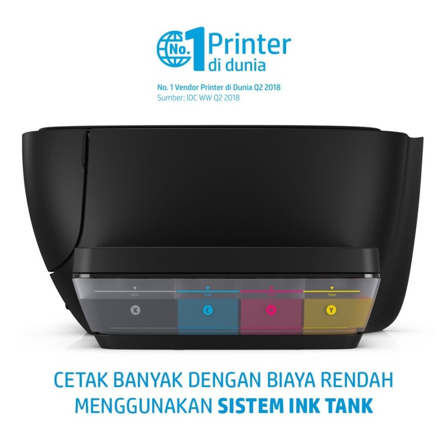 Printer HP Ink Tank 315 Print Scan Copy All-in-One Color GT51 GT52