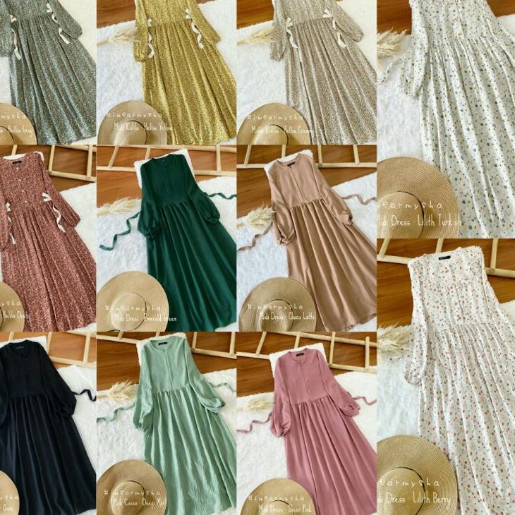 IWEARMYSHA-MIDI iwearmysha lilith berry lilith turkish kalila hellia creamy hellia dusty hellia grey