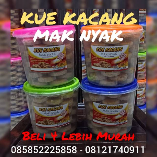 

Kue Kacang MAK NYAK 900gr (Bundling 4)