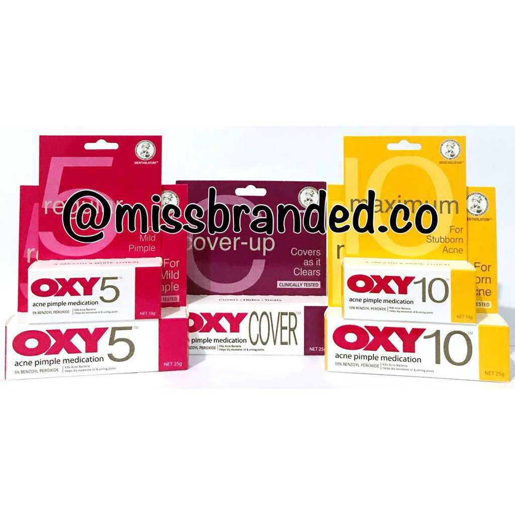 Oxy 5 / Oxy 10 / Oxy Cover - Obat Jerawat  Shopee Indonesia