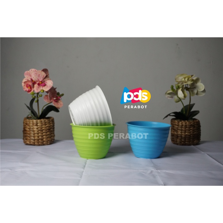 POT MADU 17 BENTUK TAWON LEBAH DIAMETER ATAS 15 CM WARNA WARNI PUTIH HIJAU BIRU