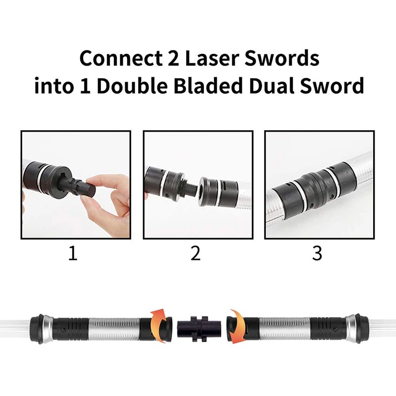 Pedang Pedangan mainan anak laki laki Double Bladed  lightsaber starwars star wars / pedang starwars star wars lightsaber isi 2 pcs