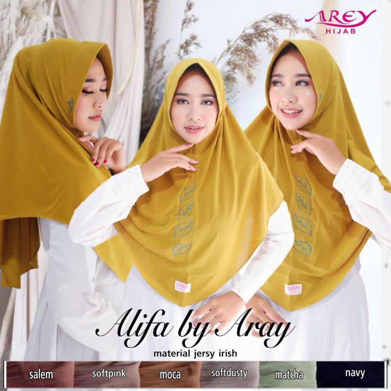HIJAB INSTAN ALIFA BORDIR BY AREY