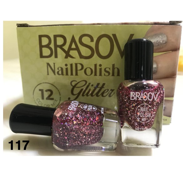 Kutek Gliter Halal Brasov 8ml | Kutek Glitter Cat Kuku Nail Polish Halal BPOM