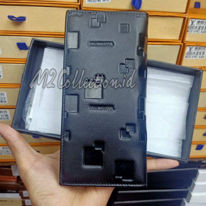 Dompet Braun Buffel Panjang Leather Dompet Lipat Kulit Asli Impor