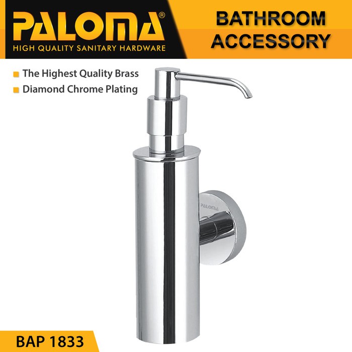 PALOMA BAP 1833 Dispenser Sabun Shampoo Cair Tempat Botol Pump Dinding