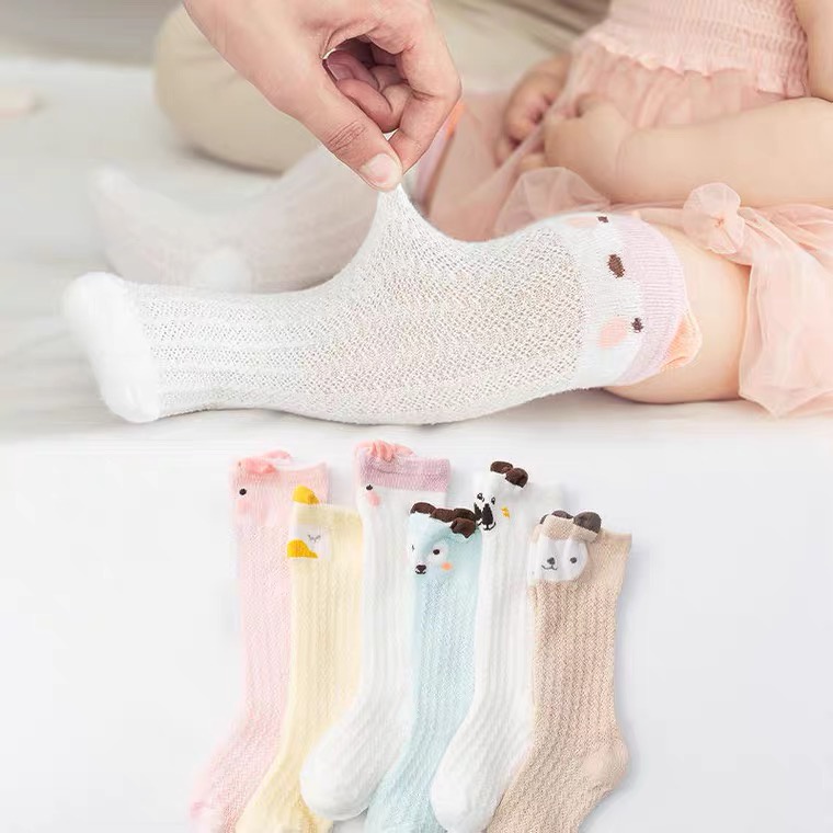 【Happy Baby】WZ007 Kaos Kaki Bayi Panjang Motif Cute Animals