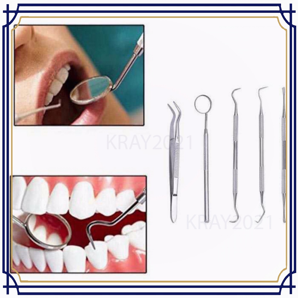 Peralatan Oral Perawatan Dokter Gigi Dental Care 5in1 HT909