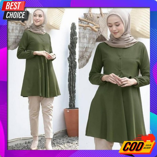 Tunik Remaja Model Terbaru Kekinian 2022 / Baju Wanita Tunik Murah /Tu Baju Atasan Wanita Terbaru R