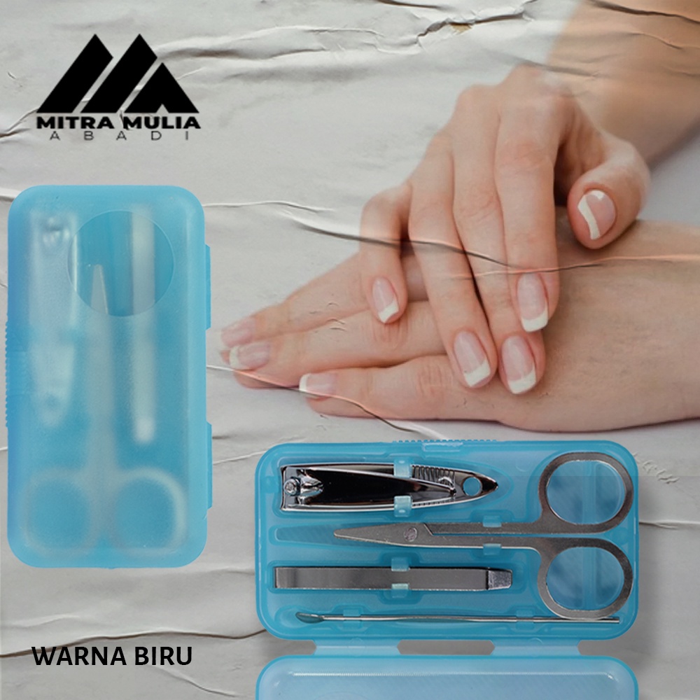 Gunting Kuku Set 4 in 1 I Menicure Pedicure Set Tools I Gunting Kuku