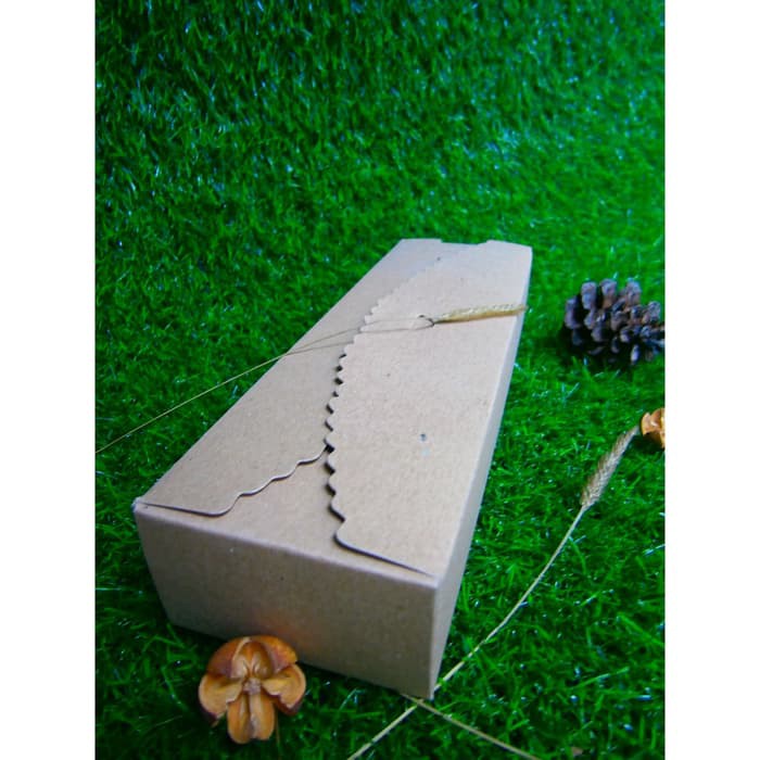 

READY STOCK BOX PERSEGI PANJANG BROWN KRAFT 280 gr UKURAN 23 X 7 X 4 cm
