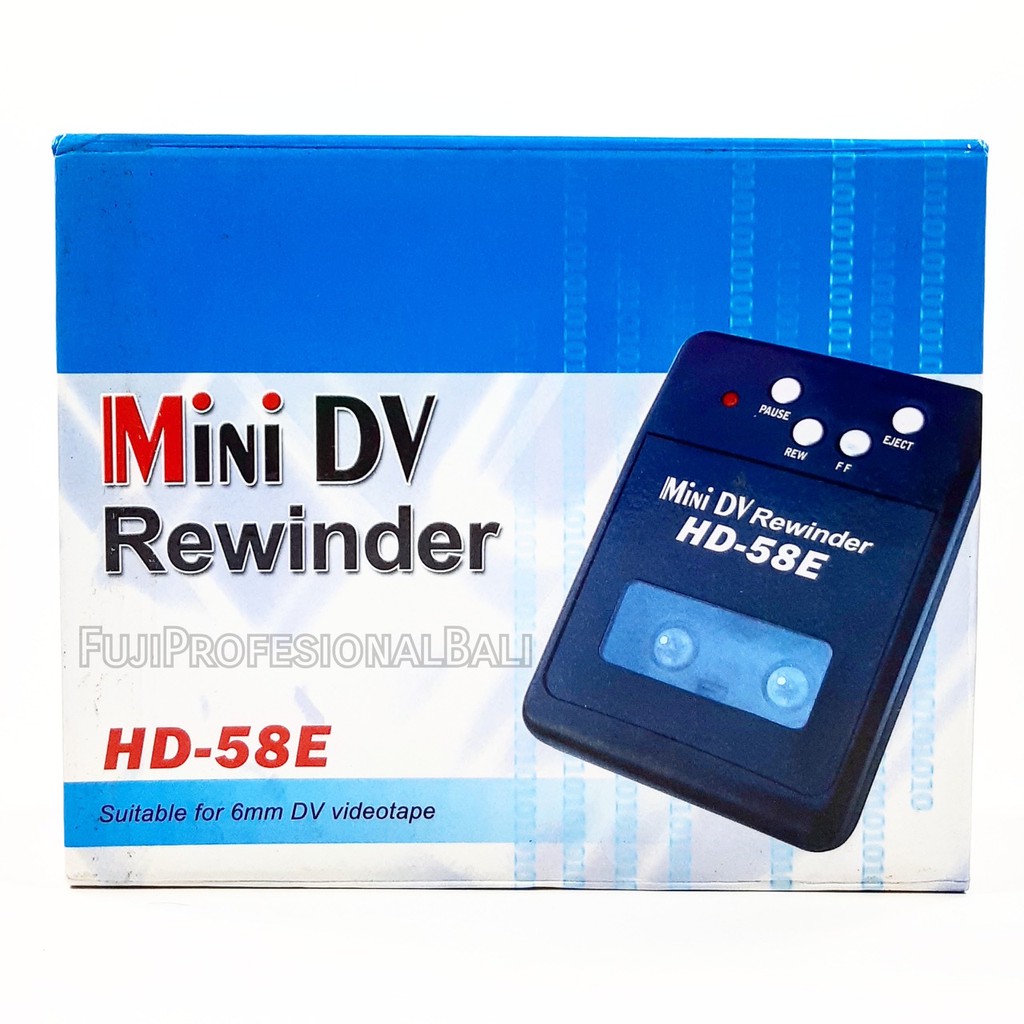 Jual Rewinder Mini DV 2 ways Pemutar Penggulung Kaset Handycam Video DV
