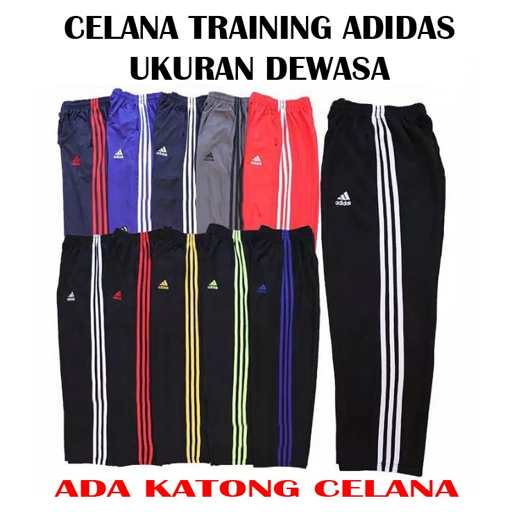  CELANA  TRAINING PANJANG celana  olahraga adidas  ada kantong 