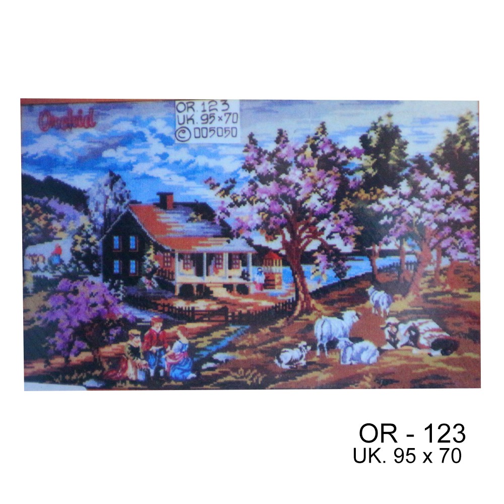 Kruistik Orchid - 123