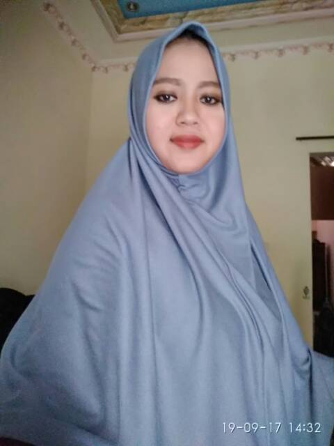 Jilbab Hijab instan Najwa polos non pad Non pet ukuran jumbo XL Muslim Syari Grosir murah