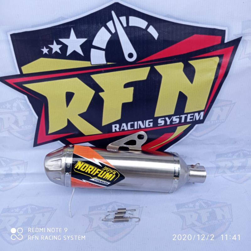 SELENCER KNALPOT NORIFUMI KLX CRF D-TRACKER WR155