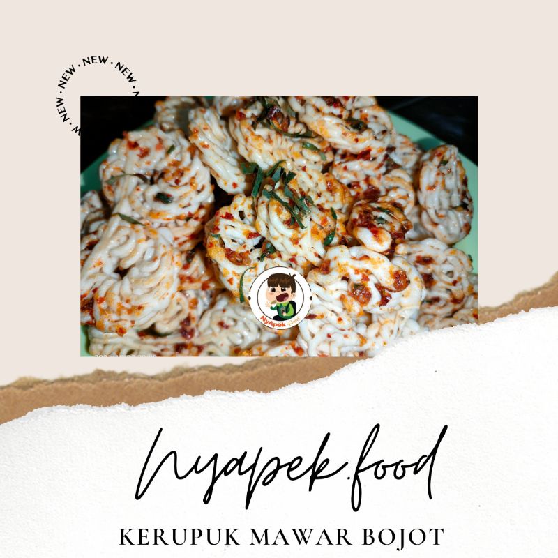 

KERUPUK MAWAR BOJOT PEDAS EXTRA DAUN JERUK