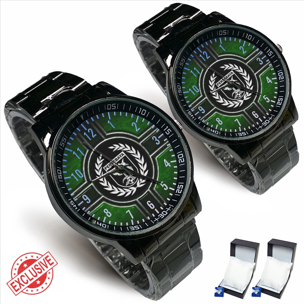 Jam Tangan Rantai Couple PERSEBAYA SURABAYA 06 (Awesome)